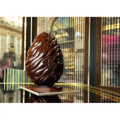 PAVONI Moules À Chocolat|Moule Chocolat Oeuf Fluide Ø 14 cm x H 20,5 cm (x2)