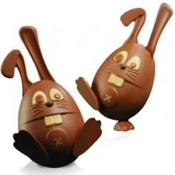 PAVONI Moules À Chocolat|Moule Chocolat Oeuf Lapin Ø 10 x H 21 cm (x2)
