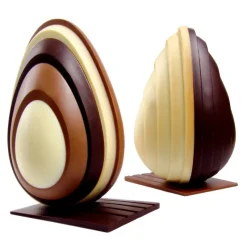 PAVONI Moules À Chocolat|Moule Chocolat Oeuf Level Ø 13 x H 20 cm (x2)