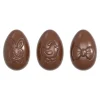 CHOCOLATE WORLD Moules À Chocolat|Moule Chocolat Oeuf Motifs Pâques 6,2 cm (x12)