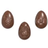 CHOCOLATE WORLD Moules À Chocolat|Moule Chocolat Oeuf Motifs Pâques 3,3 cm (x24)