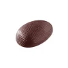 CHOCOLATE WORLD Moules À Chocolat|Moule Chocolat Oeuf Rayé 11,8 cm (x3)
