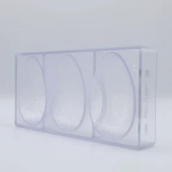 CHOCOLATE WORLD Moules À Chocolat|Moule Chocolat Oeuf Rayé 11,8 cm (x3)