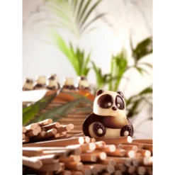 CHOCOLATE WORLD Moules À Chocolat|Moule Chocolat Panda 3,6 cm (x18) Chocolat World
