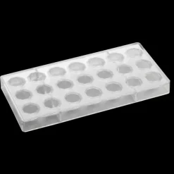 PAVONI Moules À Chocolat|Moule Chocolat Polycarbonate Praline Diamant Ø 2,5 x H 1,4 cm (x24)