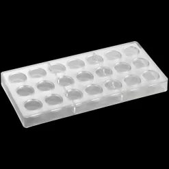 PAVONI Moules À Chocolat|Moule Chocolat Polycarbonate Praline Carrée 2,6 x 2,6 x H 1,4 cm (x28)