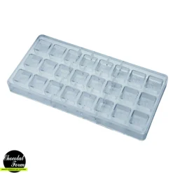 Chocolat Form Moules À Chocolat|Moule Chocolat Praline Carrée Fève 2,5 cm (x24)