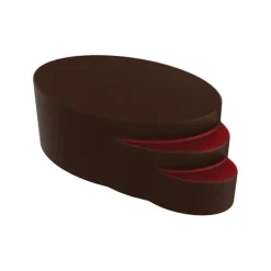POP CHOCOLAT Moules À Chocolat|Moule Chocolat Praline Ellipse Escalier (x24)