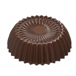 CHOCOLATE WORLD Moules À Chocolat|Moule Chocolat Praline Plissée Evasée 30,5 mm (x21)