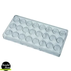 Chocolat Form Moules À Chocolat|Moule Chocolat Praline Ronde Fève 2,8 x 1,3 cm (x24)