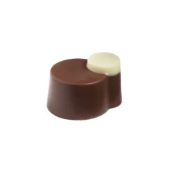 POP CHOCOLAT Moules À Chocolat|Moule Chocolat Pralines Cylindriques Jumelles 32 mm (x28)