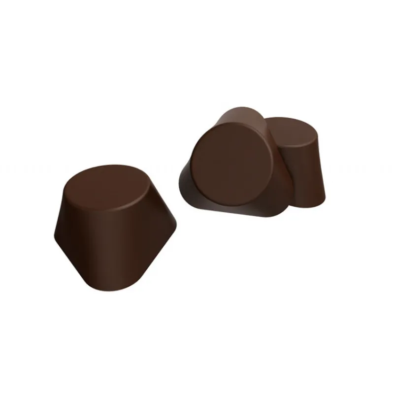 POP CHOCOLAT Moules À Chocolat|Moule Chocolat Pralines Tricone 32 mm (x24)