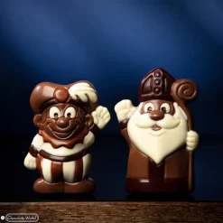 CHOCOLATE WORLD Moules À Chocolat|Moule Chocolat Père Fouettard 79 mm (x4)