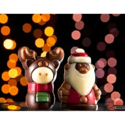 CHOCOLATE WORLD Moules À Chocolat|Moule Chocolat Père Noël 3,8 cm (x21)