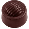 CHOCOLATE WORLD Moules À Chocolat|Moule Chocolat Rond Strié (x32)