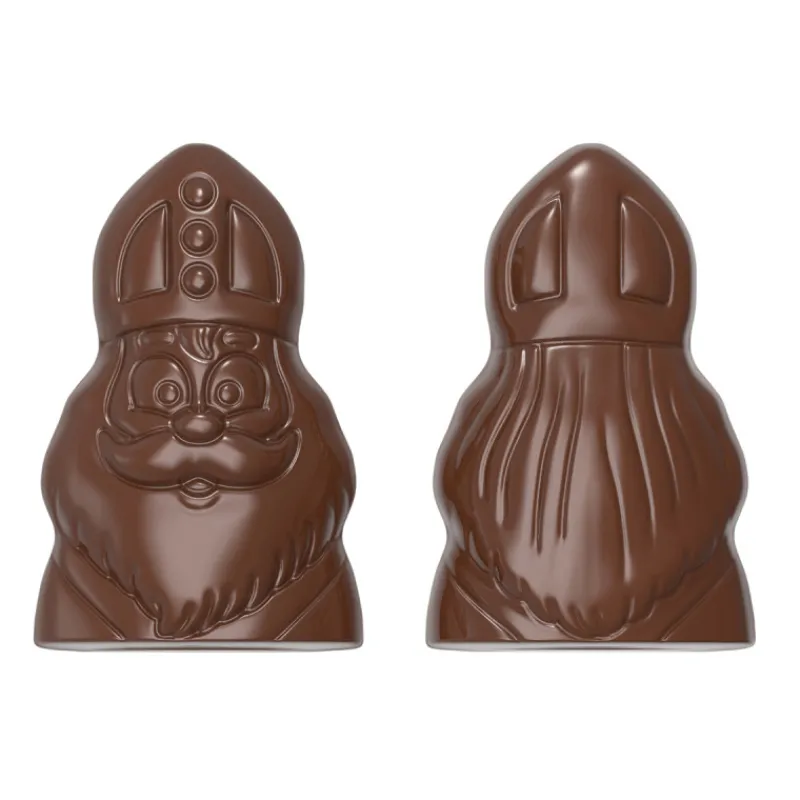 CHOCOLATE WORLD Moules À Chocolat|Moule Chocolat Saint Nicolas 9,1 x 5,9 cm (x4)