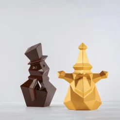 PAVONI Moules À Chocolat|Moule Chocolat Snowman 12,5 x 12,1 x H 20 cm (x2)