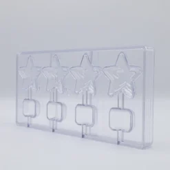 CHOCOLATE WORLD Moules À Chocolat|Moule Chocolat Sucette Étoile (x4)