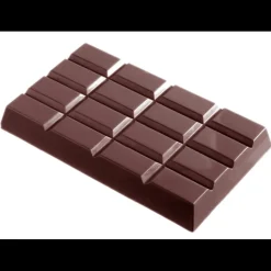 CHOCOLATE WORLD Moules À Chocolat|Moule Chocolat Tablette 16 Carrés (x2)