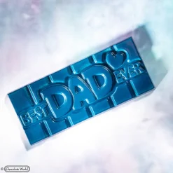 CHOCOLATE WORLD Moules À Chocolat|Moule Chocolat Tablette Best Dad Ever (x4)