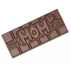 CHOCOLATE WORLD Moules À Chocolat|Moule Chocolat Tablette Best Mom Ever (x4)