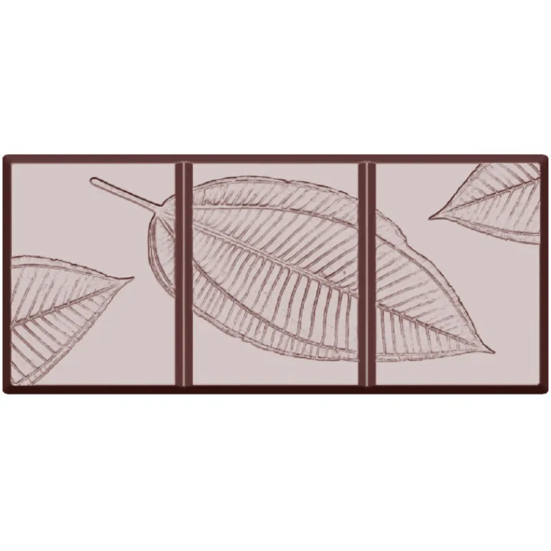 CHOCOLATE WORLD Moules À Chocolat|Moule Chocolat Tablette Feuille (x4)