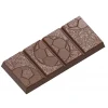 CHOCOLATE WORLD Moules À Chocolat|Moule Chocolat Tablette Football 11,4 x 5 cm x H 0,95 cm (x4)