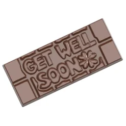 CHOCOLATE WORLD Moules À Chocolat|Moule Chocolat Tablette Get Well Soon (x4)
