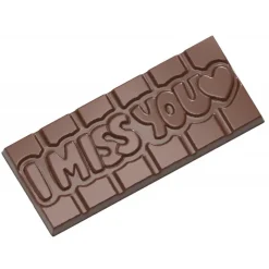 CHOCOLATE WORLD Moules À Chocolat|Moule Chocolat Tablette I Miss You (x4)
