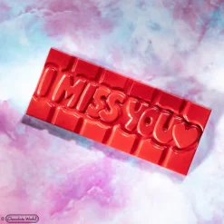 CHOCOLATE WORLD Moules À Chocolat|Moule Chocolat Tablette I Miss You (x4)