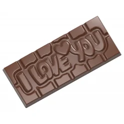 CHOCOLATE WORLD Moules À Chocolat|Moule Chocolat Tablette I love You (x4)