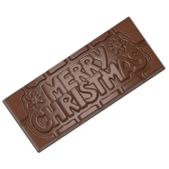 CHOCOLATE WORLD Moules À Chocolat|Moule Chocolat Tablette Merry Christmas (x4)