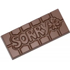 CHOCOLATE WORLD Moules À Chocolat|Moule Chocolat Tablette Sorry (x4)