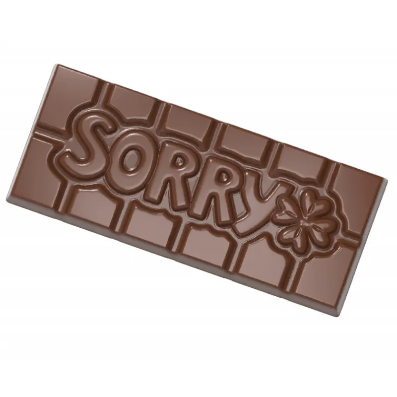 CHOCOLATE WORLD Moules À Chocolat|Moule Chocolat Tablette Sorry (x4)
