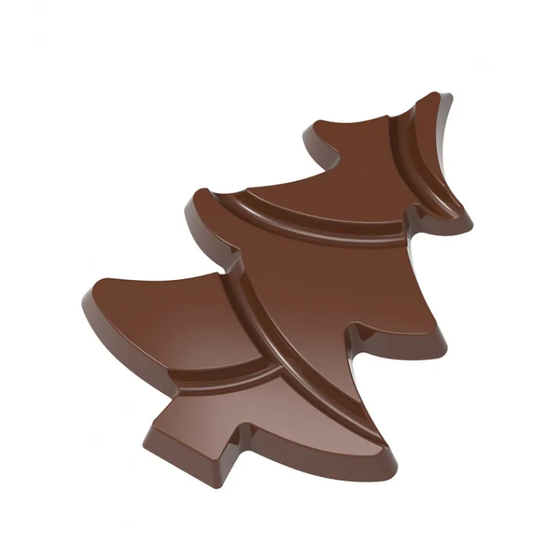 CHOCOLATE WORLD Moules À Chocolat|Moule Chocolat Tablette Sapin de Noël 139,5 mm (x2)
