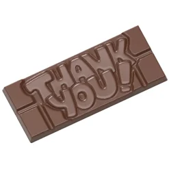 CHOCOLATE WORLD Moules À Chocolat|Moule Chocolat Tablette Thank You (x4)