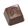 CHOCOLATE WORLD Moules À Chocolat|Moule Chocolat Timbre Cacao Carré 26 mm (x24)