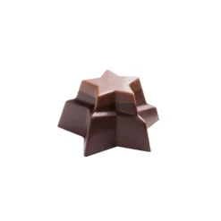 POP CHOCOLAT Moules À Chocolat|Moule Chocolat Étoiles Empilées 36 mm (x24)