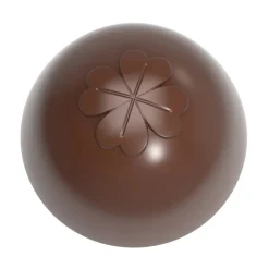 CHOCOLATE WORLD Moules À Chocolat|Moule Chocolat Truffe Américaine Trèfle 26,5 mm (x24)