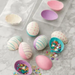 WILTON Moules À Chocolat|Moules À Gâteaux|Moule Chocolat Œufs 3D