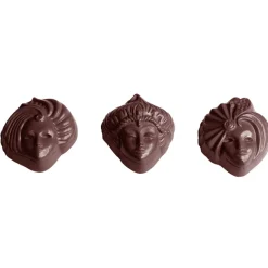 CHOCOLATE WORLD Moules À Chocolat|Moule Chocolat Venise Masque 39 mm (x18)