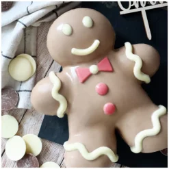 SCRAPCOOKING Moules À Chocolat|Moule 3D Chocolat Bonhomme Pain d'Epices