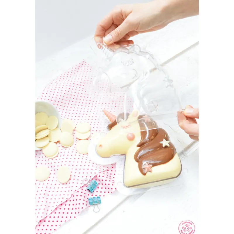 SCRAPCOOKING Moules À Chocolat|Moule 3D Chocolat Licorne