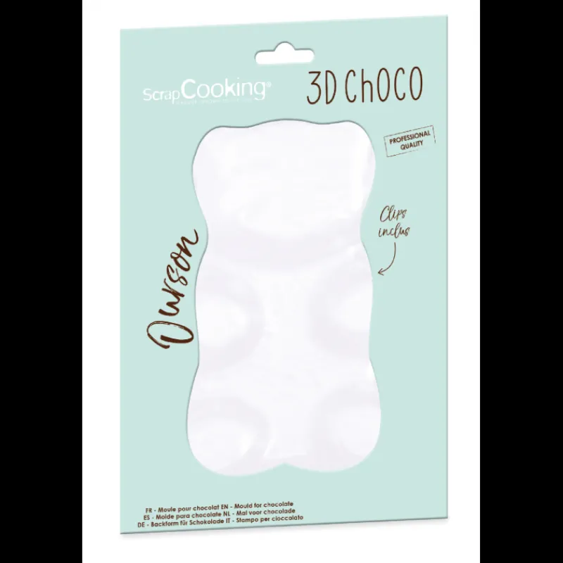 SCRAPCOOKING Moules À Chocolat|Moule 3D Chocolat Ourson
