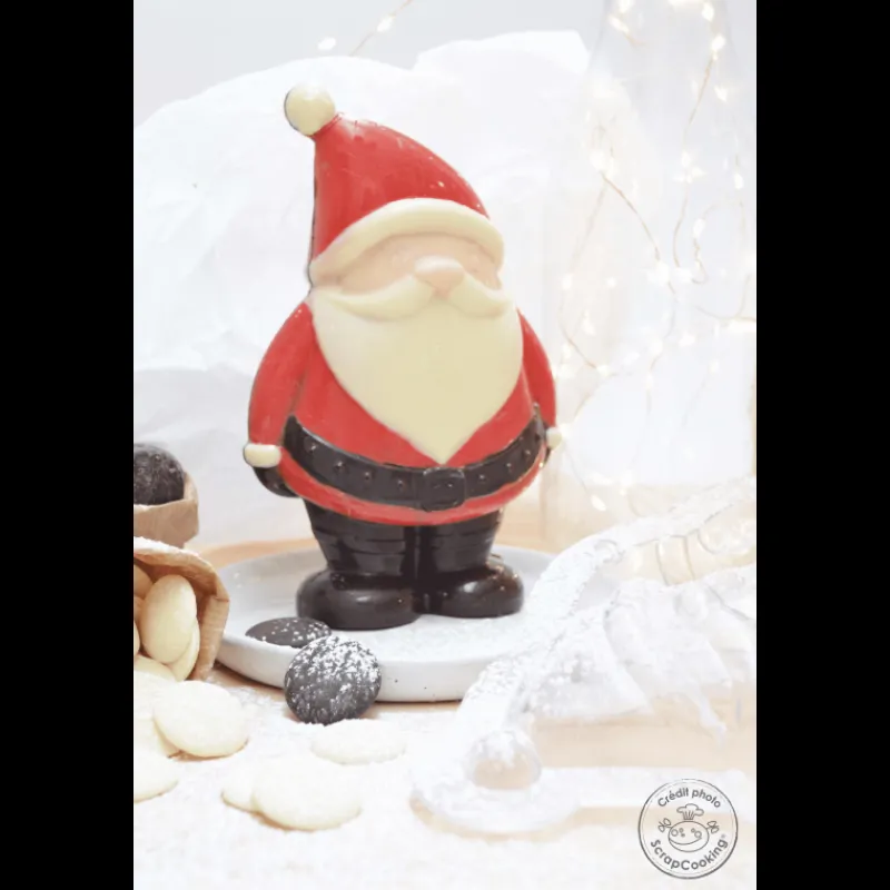 SCRAPCOOKING Moules À Chocolat|Moule 3D Chocolat Père Noël