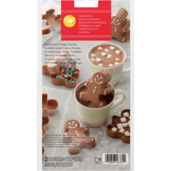 WILTON Moules À Chocolat|Moule 3D Pain d'Epices pour Bomb Chocolat Chaud