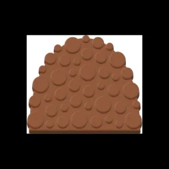 CUISINEADDICT Moules À Chocolat|Moule Embout de Bûche 9010 Bulle 8,8 x 7,5 cm (x6)