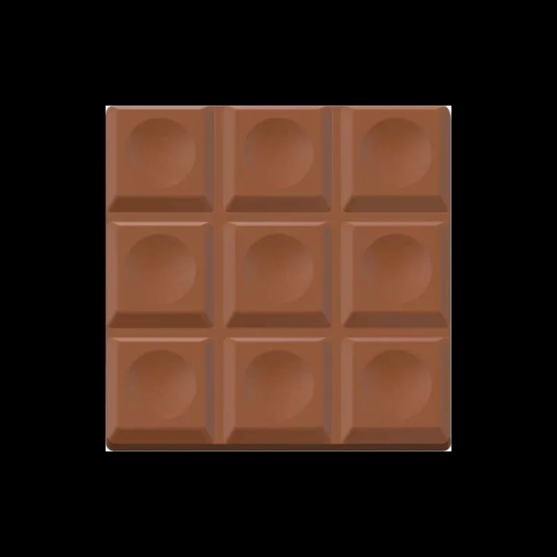 CUISINEADDICT Moules À Chocolat|Moule Embout de Bûche Carré 9001 Capitonné 8 cm (x6)