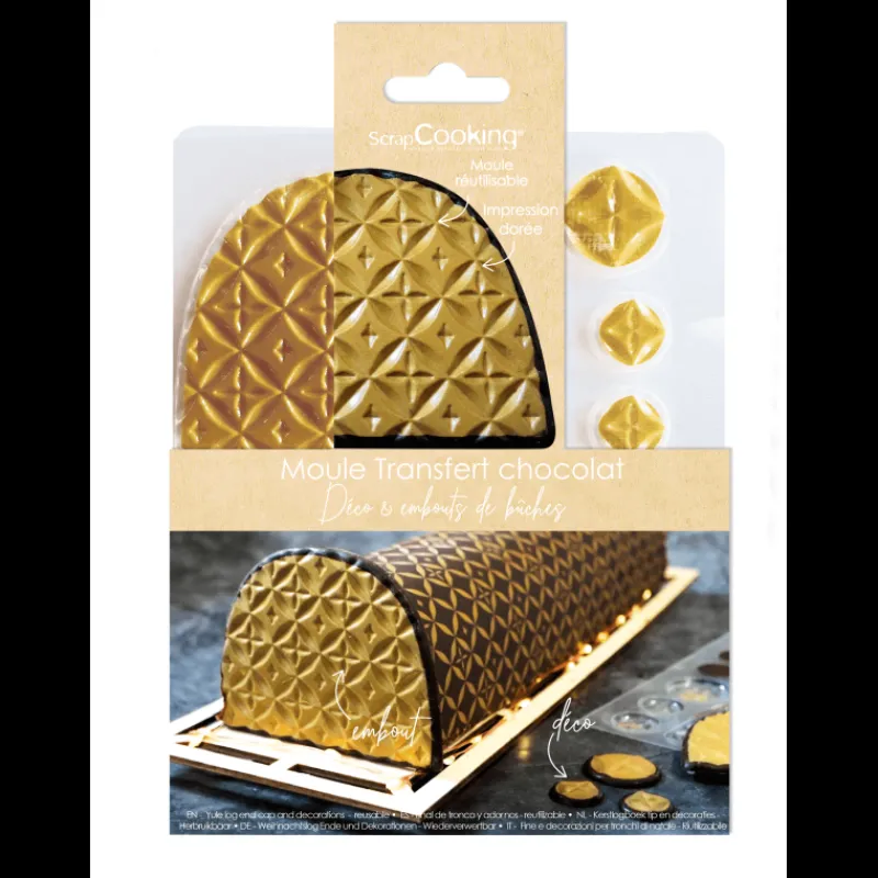 SCRAPCOOKING Moules À Chocolat|Moule Embout de Bûche Couture