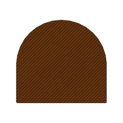 MALLARD FERRIERE Moules À Chocolat|Moules À Gâteaux|Moule Embout de bûche Strie 78 x 85 mm Mallard Ferrière